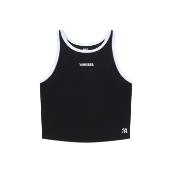 MLB Preppy Style Collection New York Yankees SS25 Tank Top Women's Black