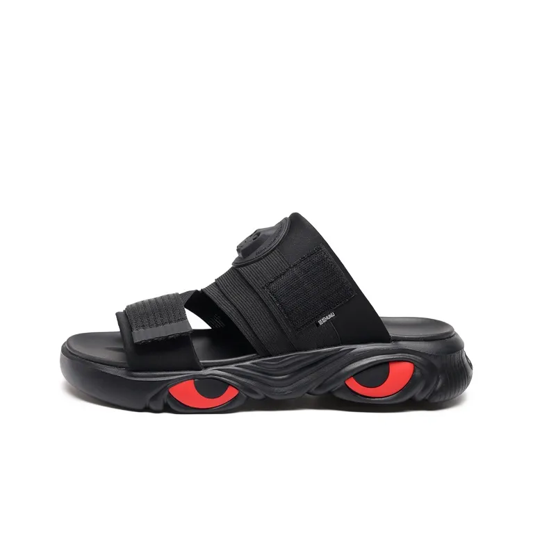 HUNU Beach Sandals Men Black-2