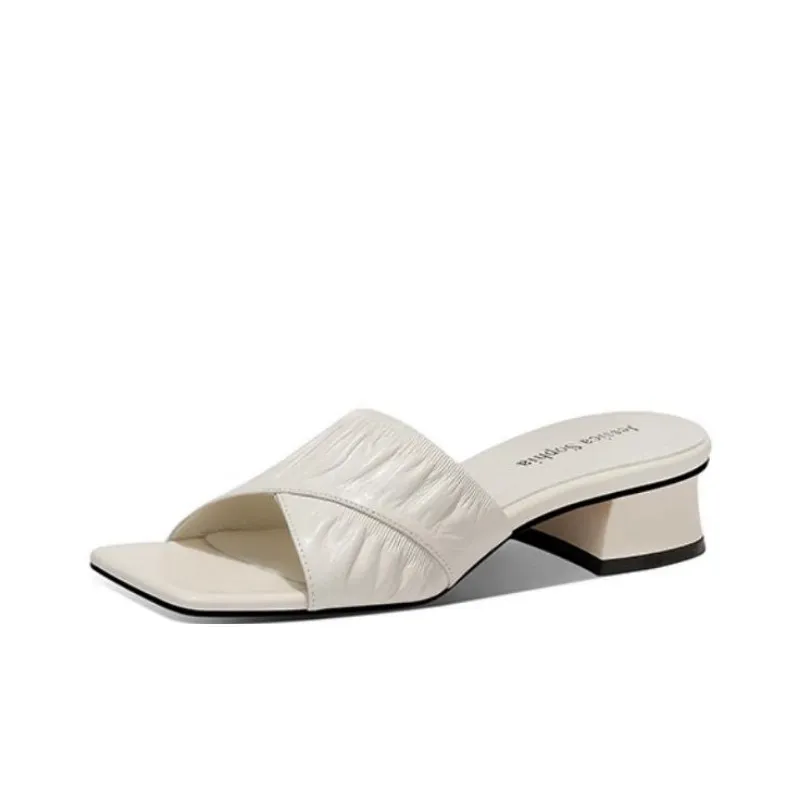 JESSICA SOPHIA Rubber Sole Slip Resistant Abrasion Resistant Slide Slippers Women's-5