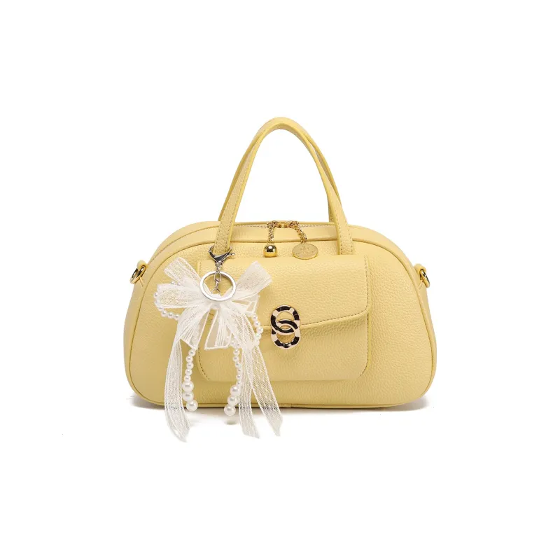MISS GAIL Synthetic Leather Shoulder Bag, Crossbody Bag, Handbag Regular Women's Yellow/Blue-9