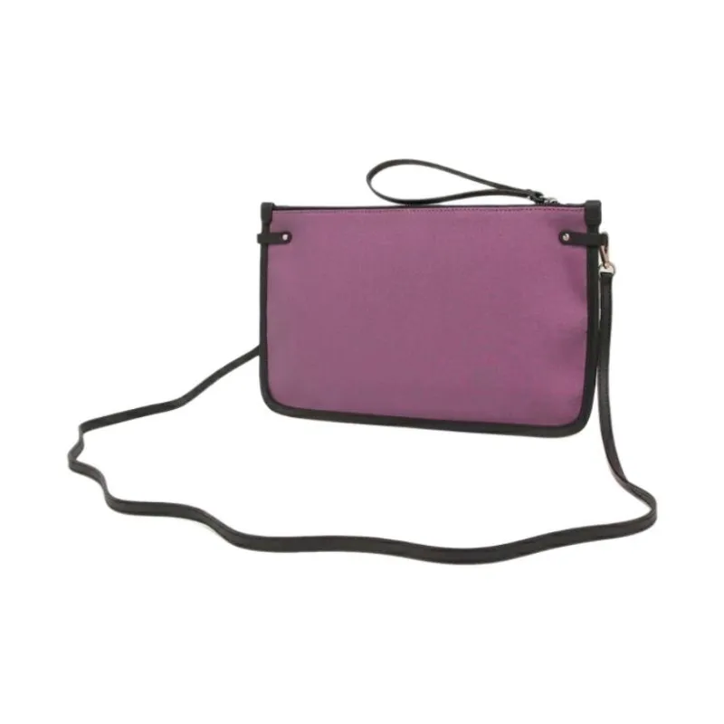 GIANNI CHIARINI Cotton Shoulder Bag Women's Argyle Purple-2