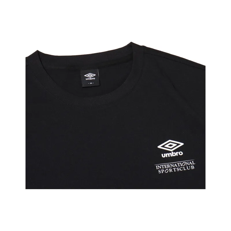 Umbro SS24 T Shirt Unisex Black-2