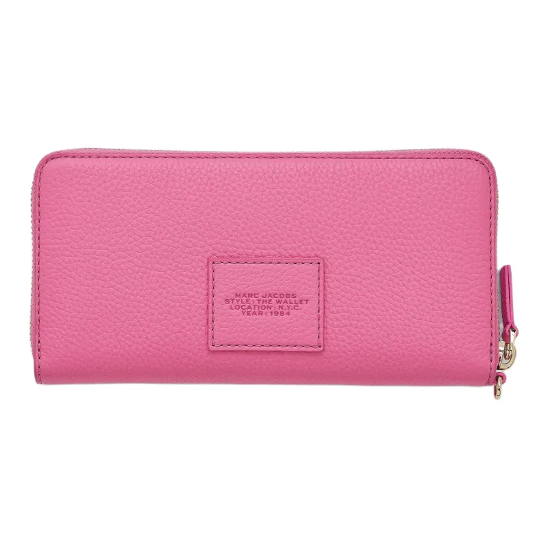 MARC JACOBS Full Grain Leather Wallet Women's Bowknot Pink-2
