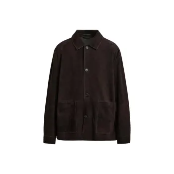 ZARA Jackets Men Dark Brown