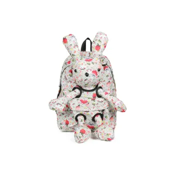 Wolfhorse Oxford Backpack Unisex Green/Blue/Pink