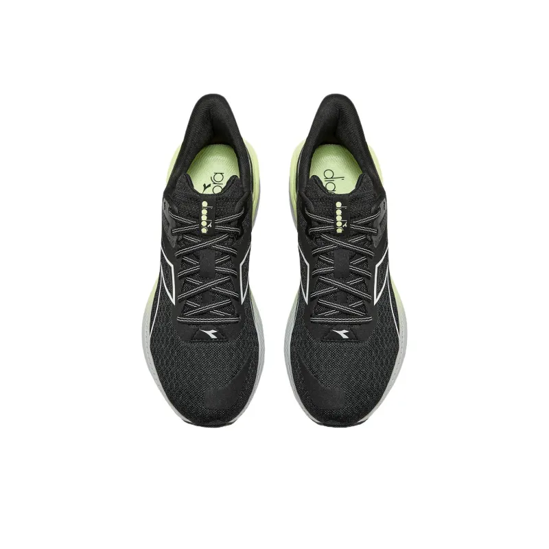 Diadora Anti Slip Wear Resistant Low Top Training Running Shoes Women's Black-2