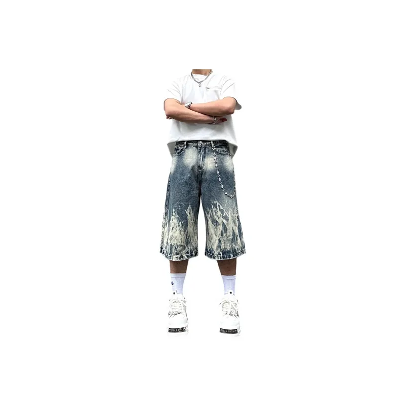 Weles Denim Shorts Unisex Blue-0