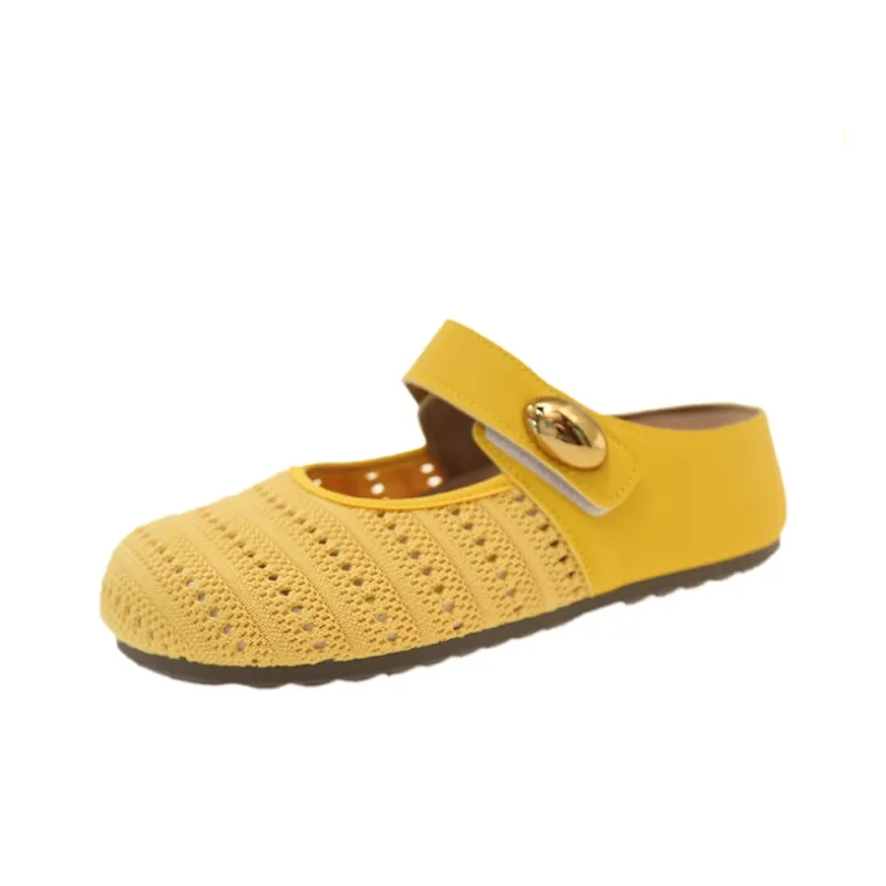 Dawei's House Rubber Sole Slip Resistant Closed Toe Slippers Women's-8