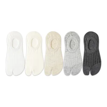 AUGUST No Show Socks Women's 5 Pack