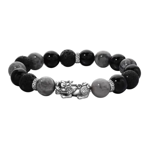 ALI THE FOX Obsidian Bracelets Unisex