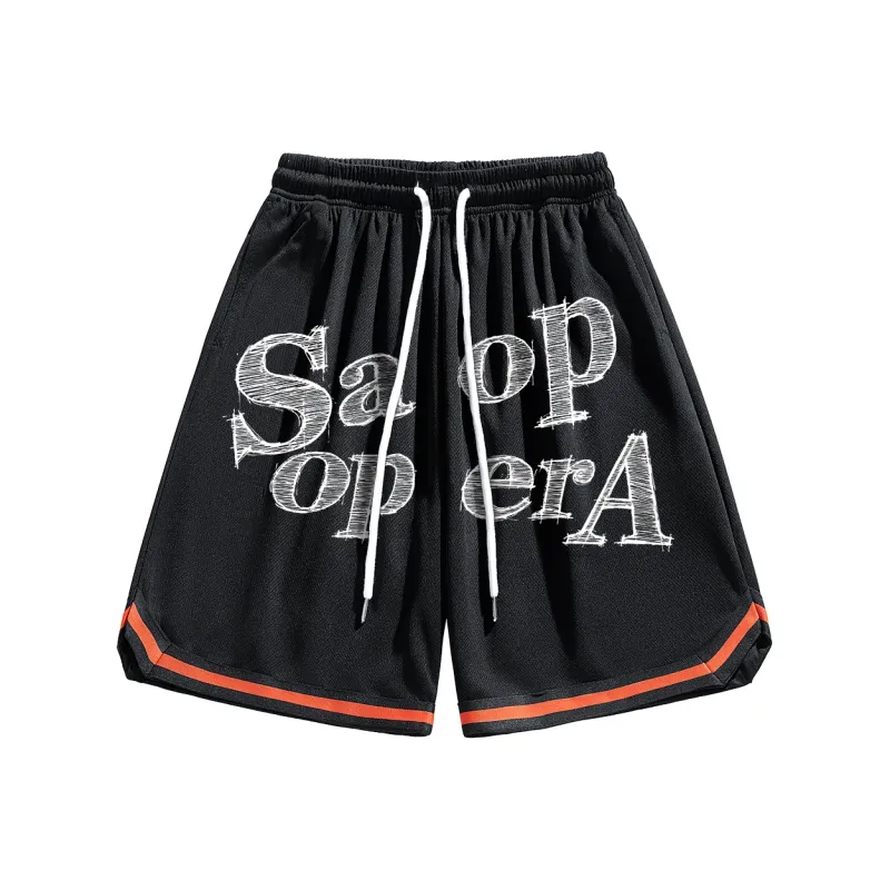 SOAP OPERA Basketball Shorts Unisex-5
