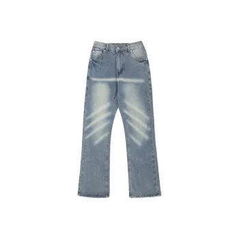 HKRXEC Jeans Men Nostalgic Blue