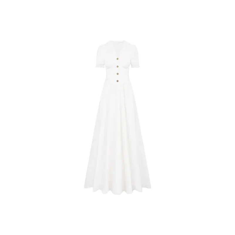 Mu Xiao Xin Short Sleeved Dress Women's-0