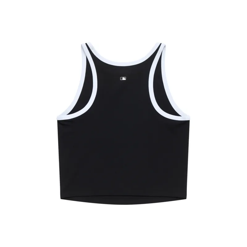 MLB Preppy Style Collection New York Yankees SS25 Tank Top Women's Black-1