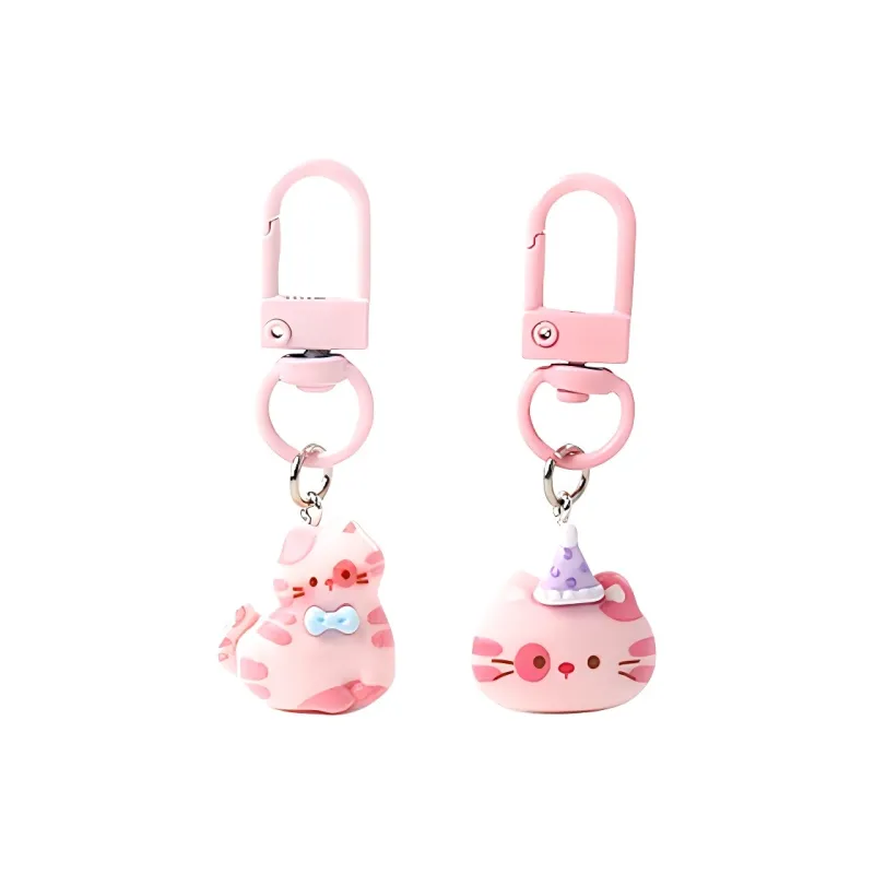 FREE RABBITⅡ Fun Cartoon Food Play Bag Accessories Alloy Keychains Unisex-8