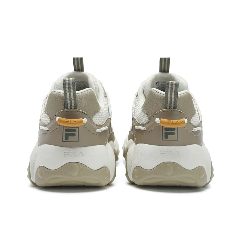 FILA FLUID 6 Low Top Running Shoes Men's White Brown-3