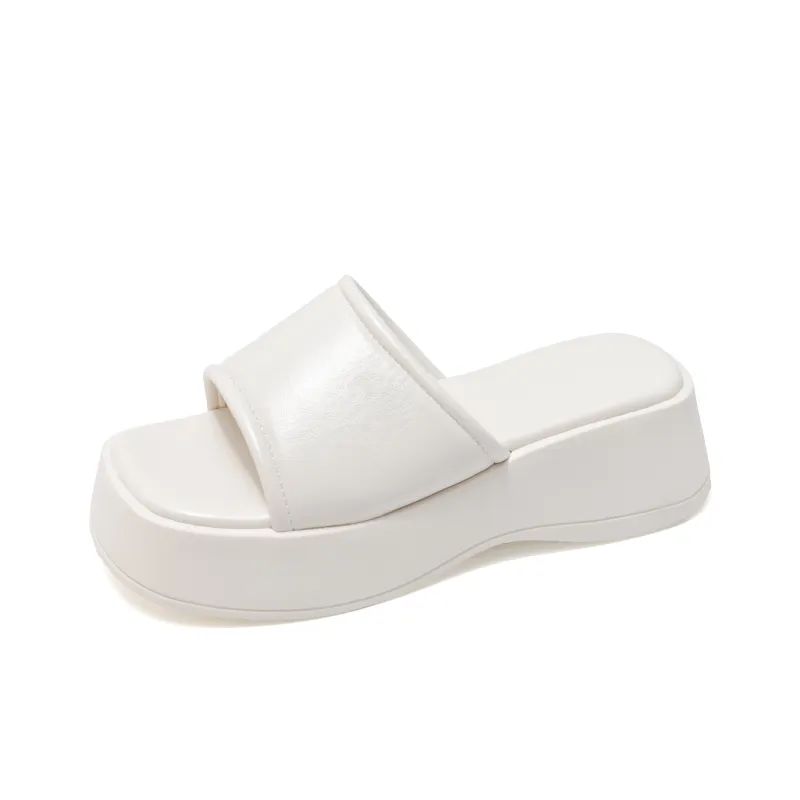 Take The Qin Rubber Sole Quiet Slip Resistant Cushioning Slide Slippers Women's-13