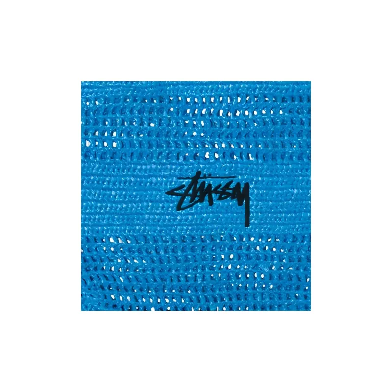 Stussy Polypropylene Tote Bag, Shopping Bag, Shoulder Bag Unisex Blue-2