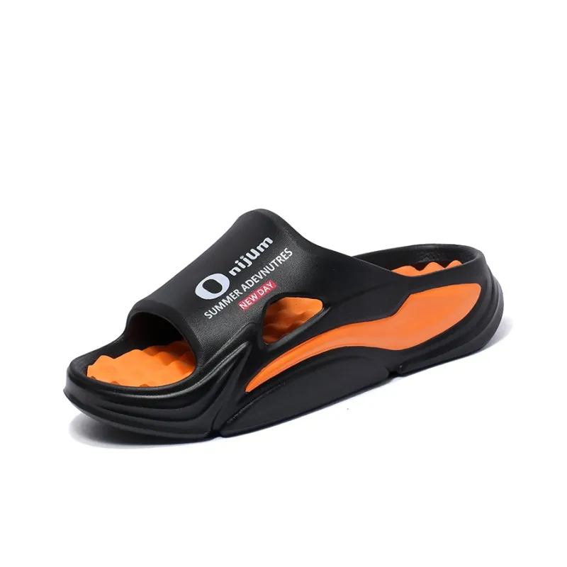 CariteSport EVA Quiet Slip Resistant Odor Resistant Abrasion Resistant Quick Dry Cushioning Slide Slippers Unisex-6