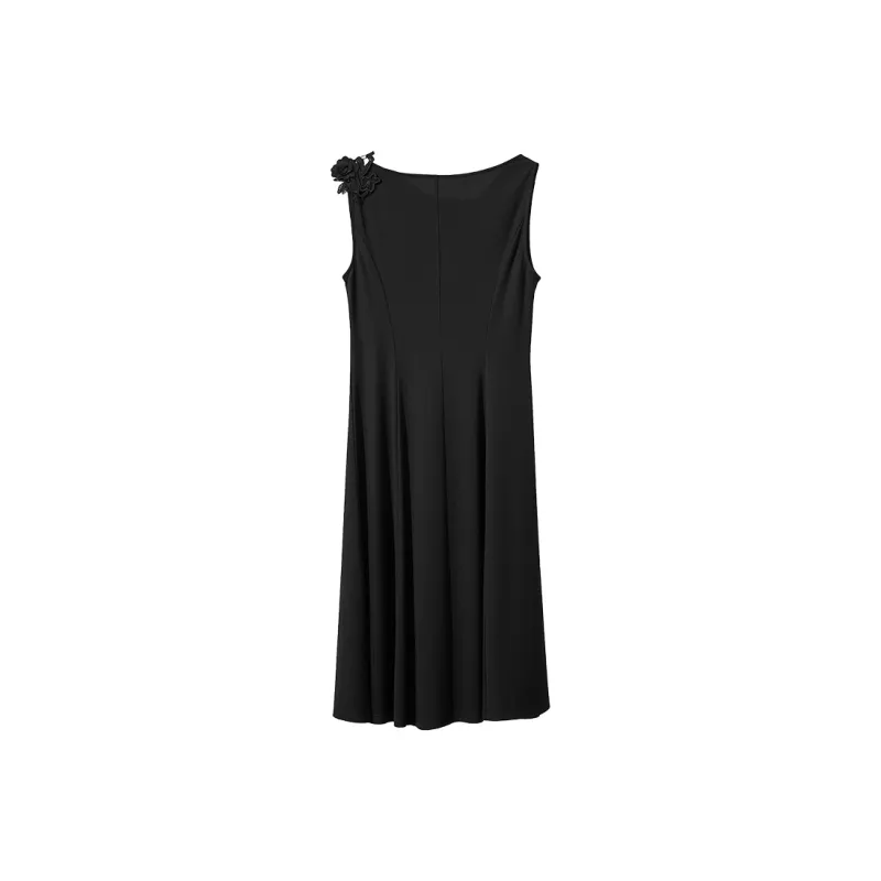 AMII Sleeveless Dresses Women's Black-1