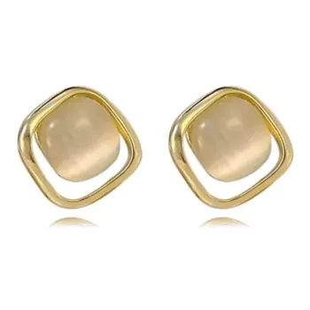 I&YOU Alloy Stud Earrings Women's