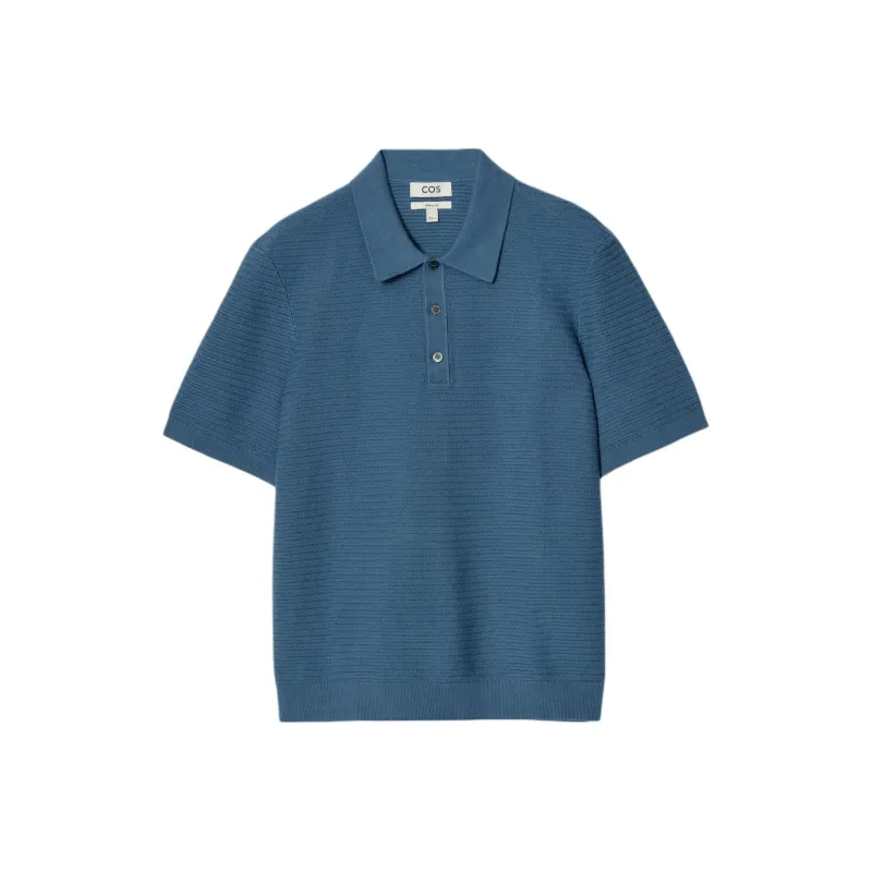 COS Polo Shirts Men Blue-0