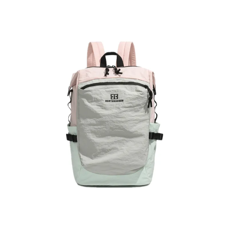 DALO Nylon Backpack Unisex Green/Khaki/Gray-9