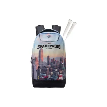 Spare No Pains. Polyester Backpack Unisex Multicolor