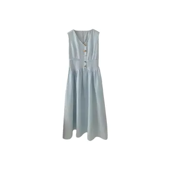 SKYA Sleeveless Dresses Women's Blue