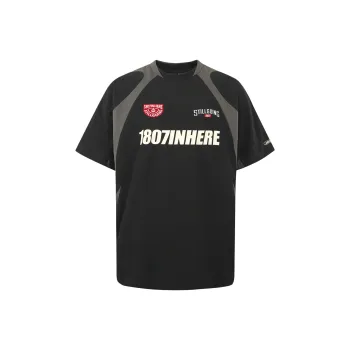 1807 T-Shirts Unisex Black Gray Color