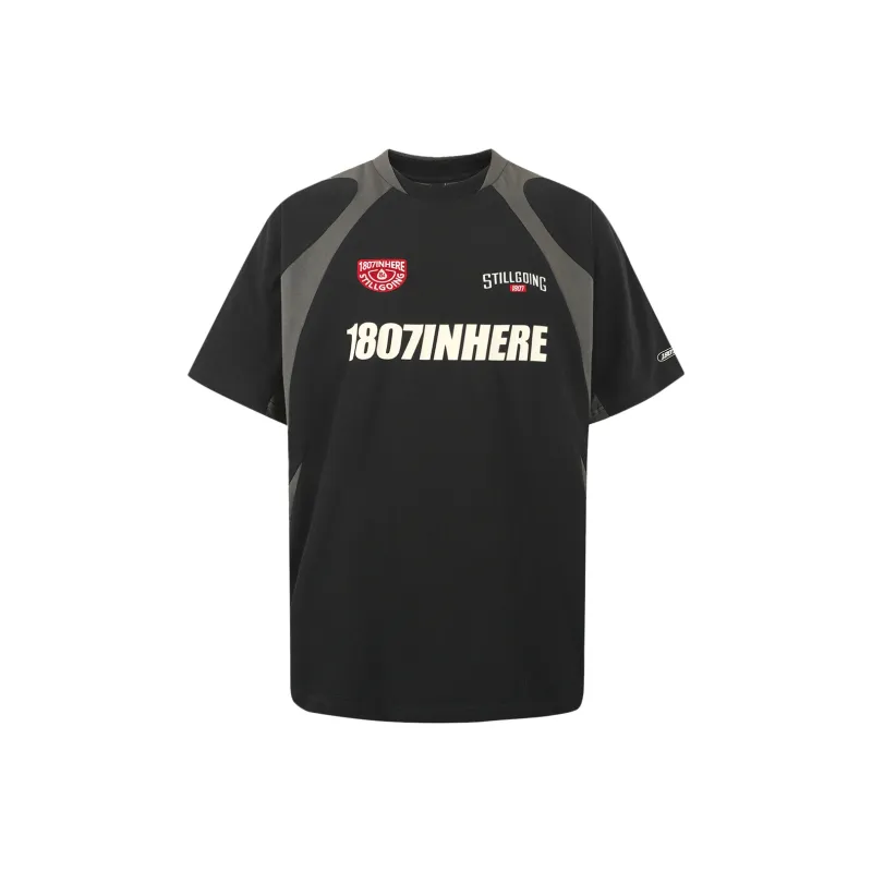 1807 T-Shirts Unisex Black Gray Color-0