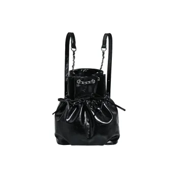 HAWA PU Backpack Women's Black/Blue/White
