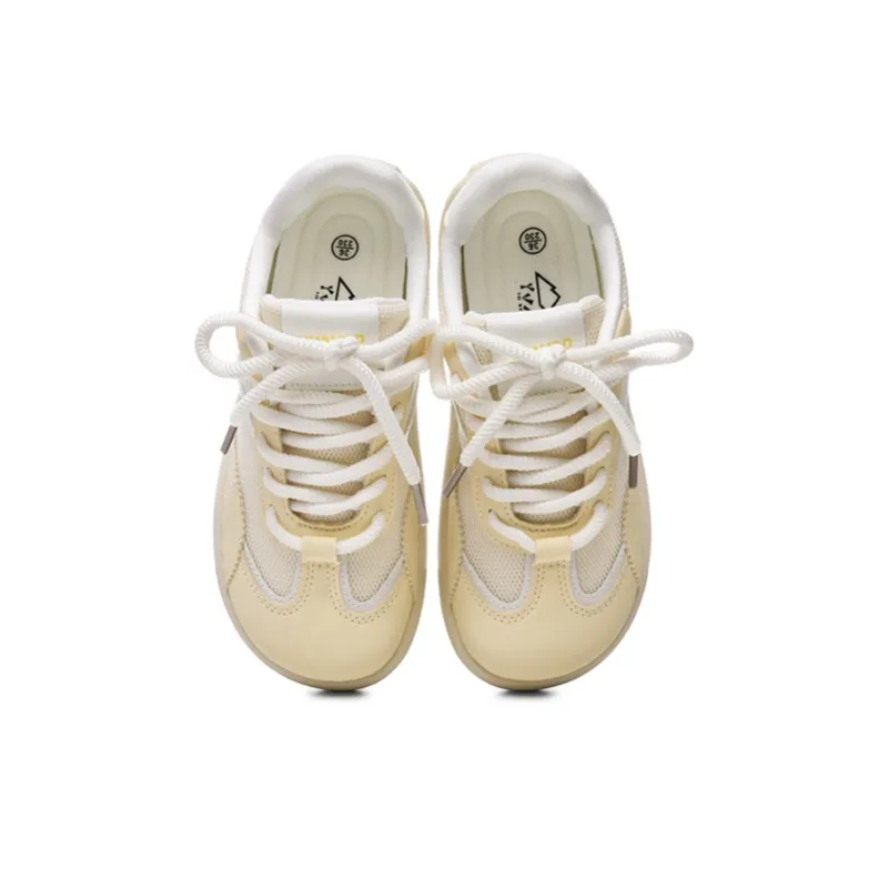 Ordifen Low Top Skateboard Shoes Women's Yellow-2