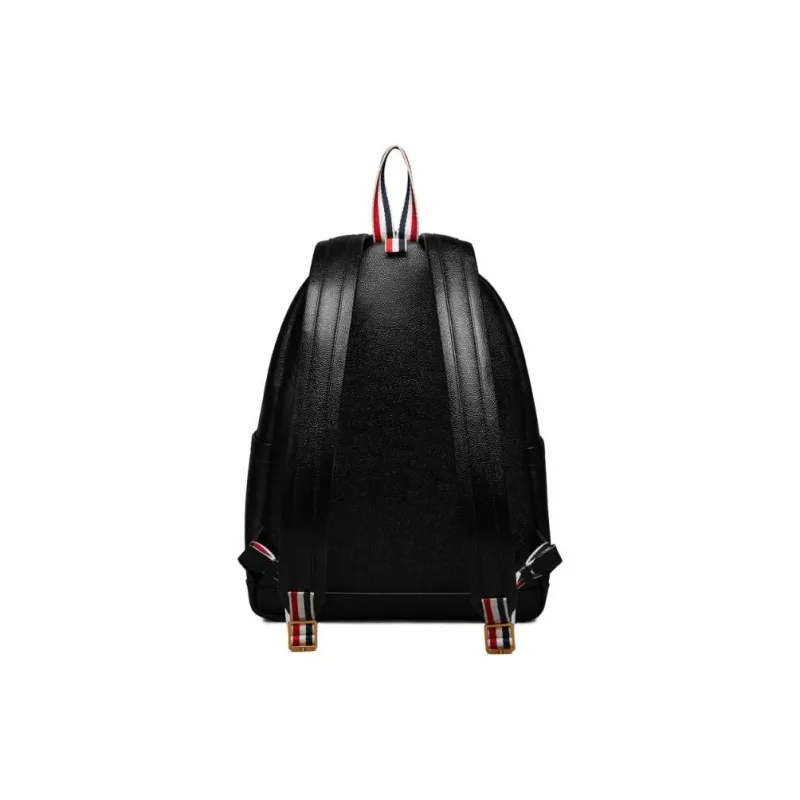 THOM BROWNE· Calfskin Backpack Unisex Black-1