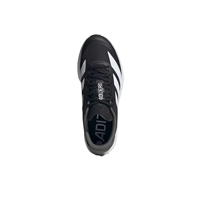 Adidas Adizero Shock Absorbers Slip Resistant, Abrasion Resistant, Breathable Low Top Running Shoes Unisex Black White-4