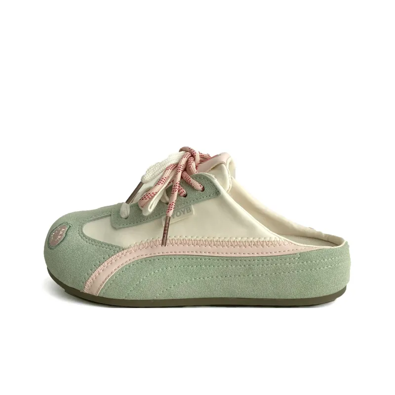 PARK DANCE Rubber Sole Quiet Abrasion Resistant Slip Resistant Closed Toe Slippers Women's-13
