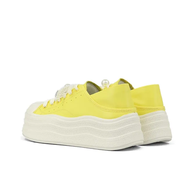 ZSBELLA Anti Slip Wear Resistant Low Top Skateboard Shoes Women's-2