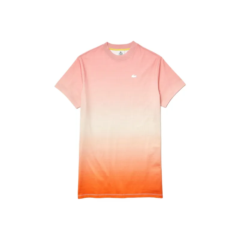 LACOSTE Short Sleeved Dresses Women's Orange-0