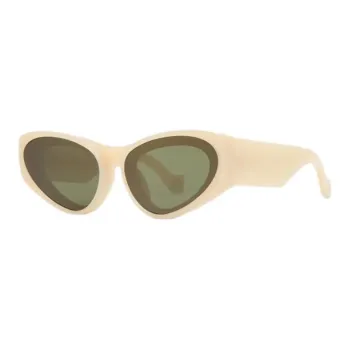 LOEWE Injection Molded Nylon+Metal Cat Eye Sunglasses Women's Beige