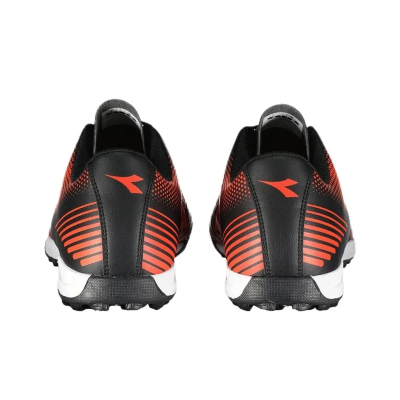 Diadora Rete Tf 3 Soccer Shoes Men's Red Black-4