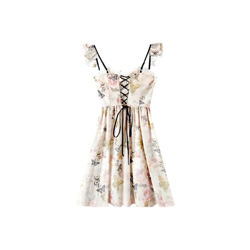 GUOZHEN Short Sleeved Dress Women's-6