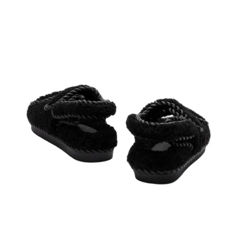 Bottega Veneta Jack One Strap Sandals Women's Black-4