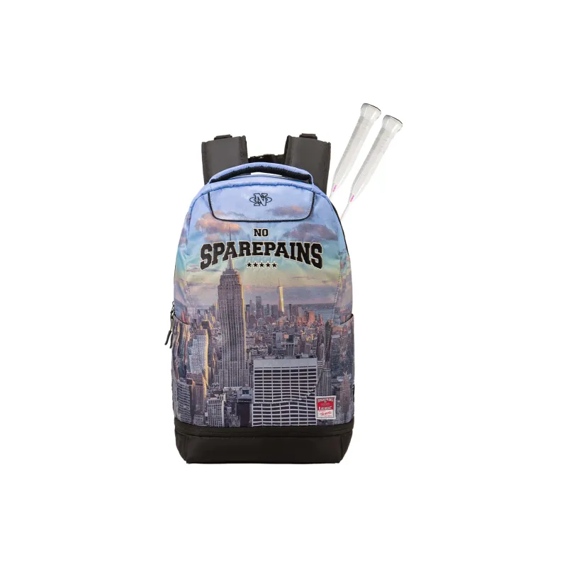 Spare No Pains. Polyester Backpack Unisex Multicolor-0