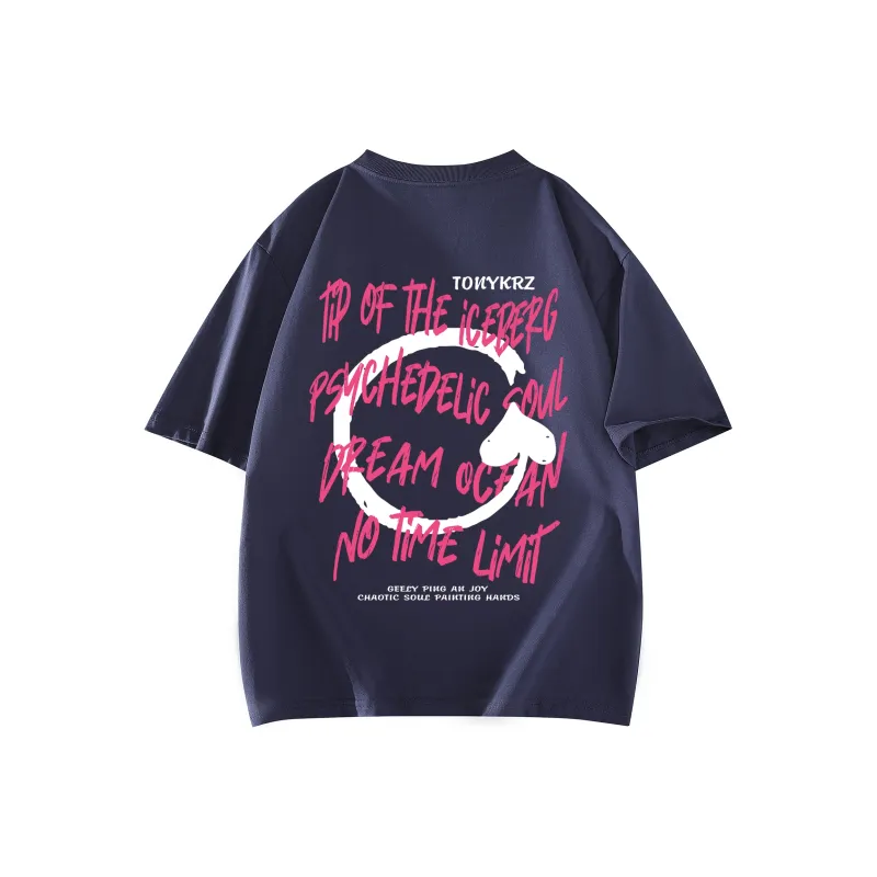 TONYKRZ T Shirts Unisex Navy Blue-0