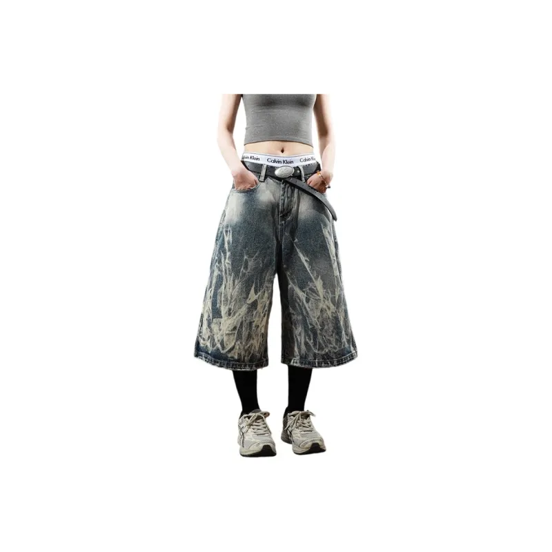 Weles Denim Shorts Unisex Blue-0