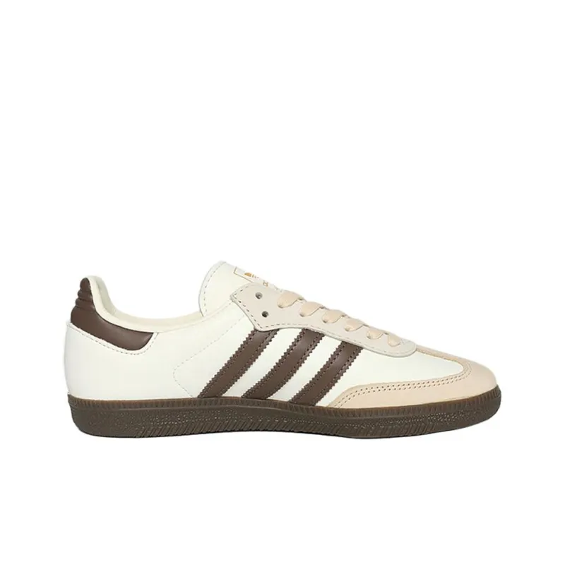 Adidas Originals SAMBA OG Wear resistant And Lightweight Low Top Skateboard Shoes Women's Ivory-1
