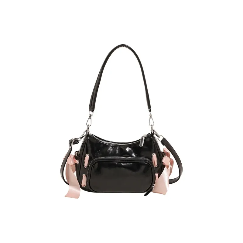 MARKANGARO PU Portable Underarm Shoulder Bag Women's Blue/Purple/Pink/Black/White-23