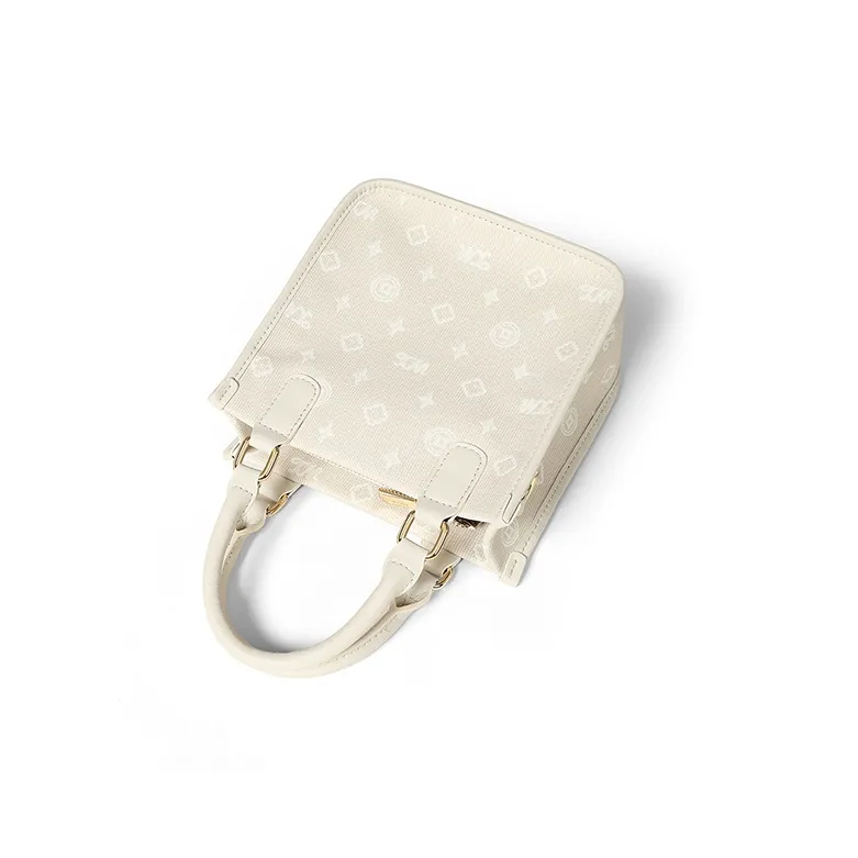 Teenmix PVC Crossbody Bag Small Square Bag Shoulder Bag Handbag Regular Women's Coffee/Ecru/Sky Blue-13