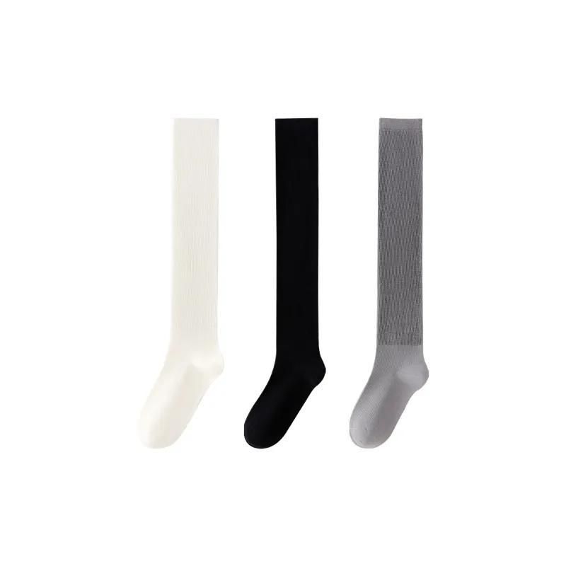 PLANDOO Knee High Socks Women's 3 Pack-0