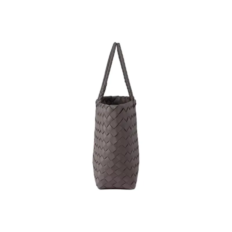 MUJI Polyethylene Handbag Women's Gray/Black/Pink-3